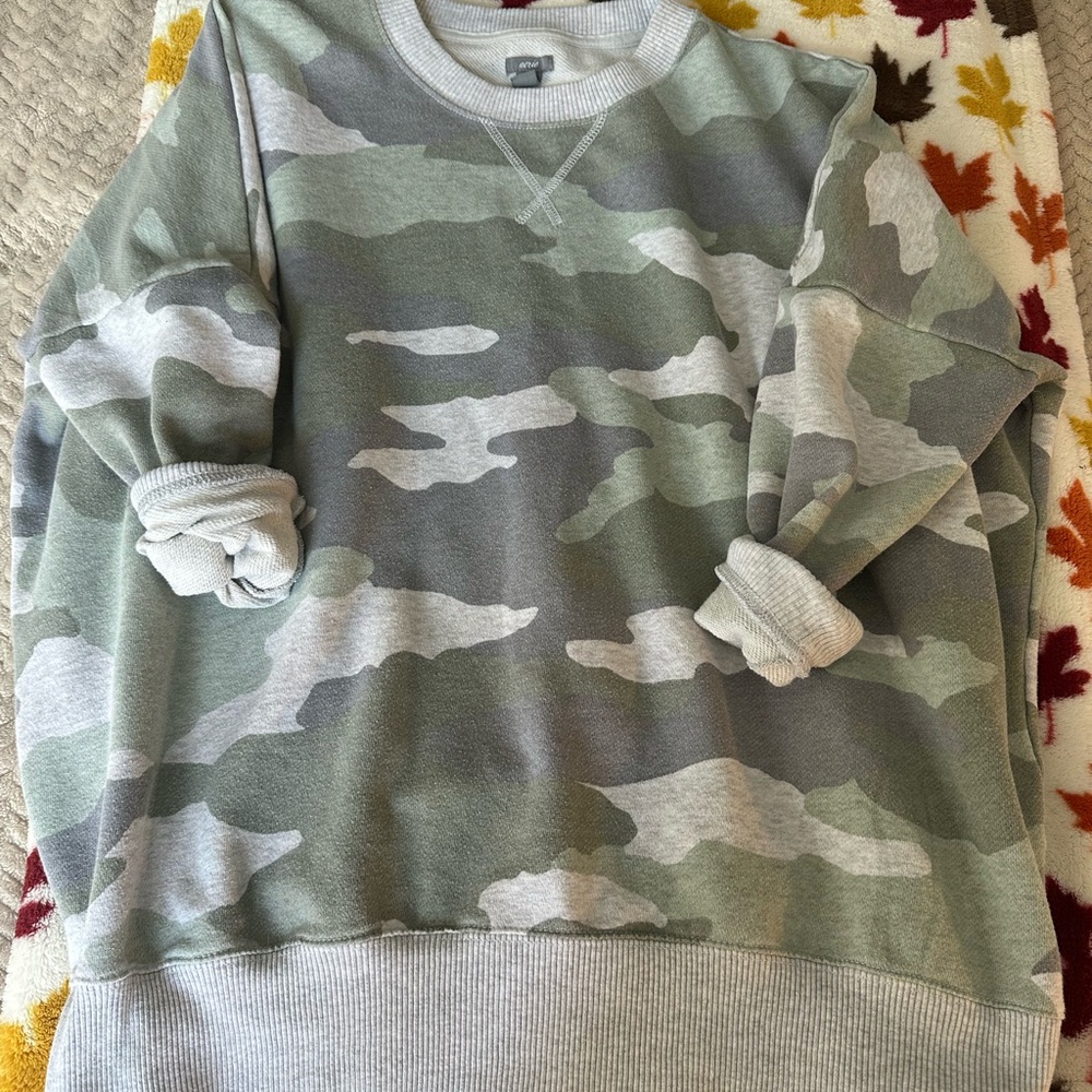 Aerie Camo Crewneck